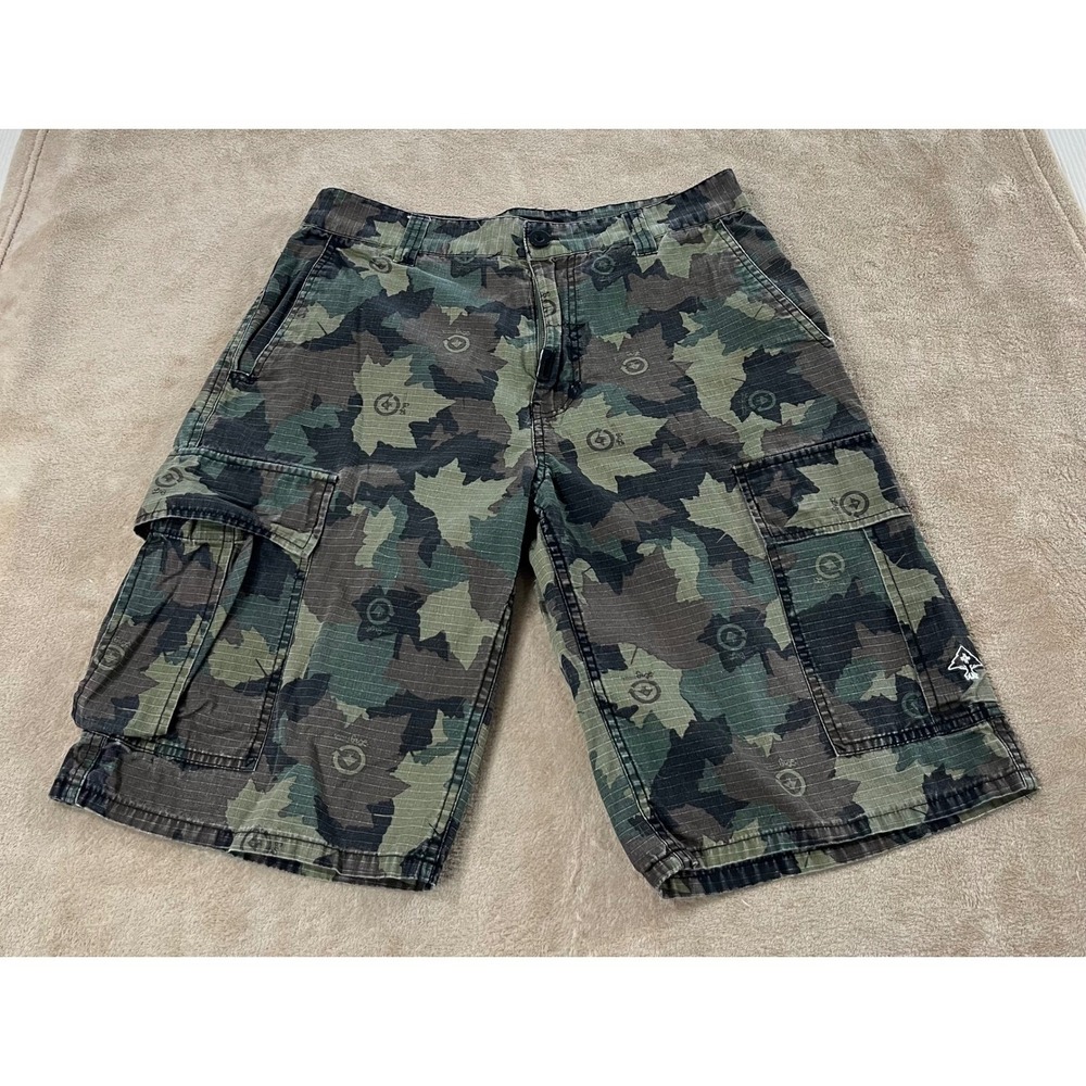LRG classic C47‎ Fit cargo shorts mens size 32 camouflage ripstop